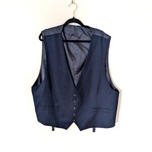 Navy Blue V-Neck Vest